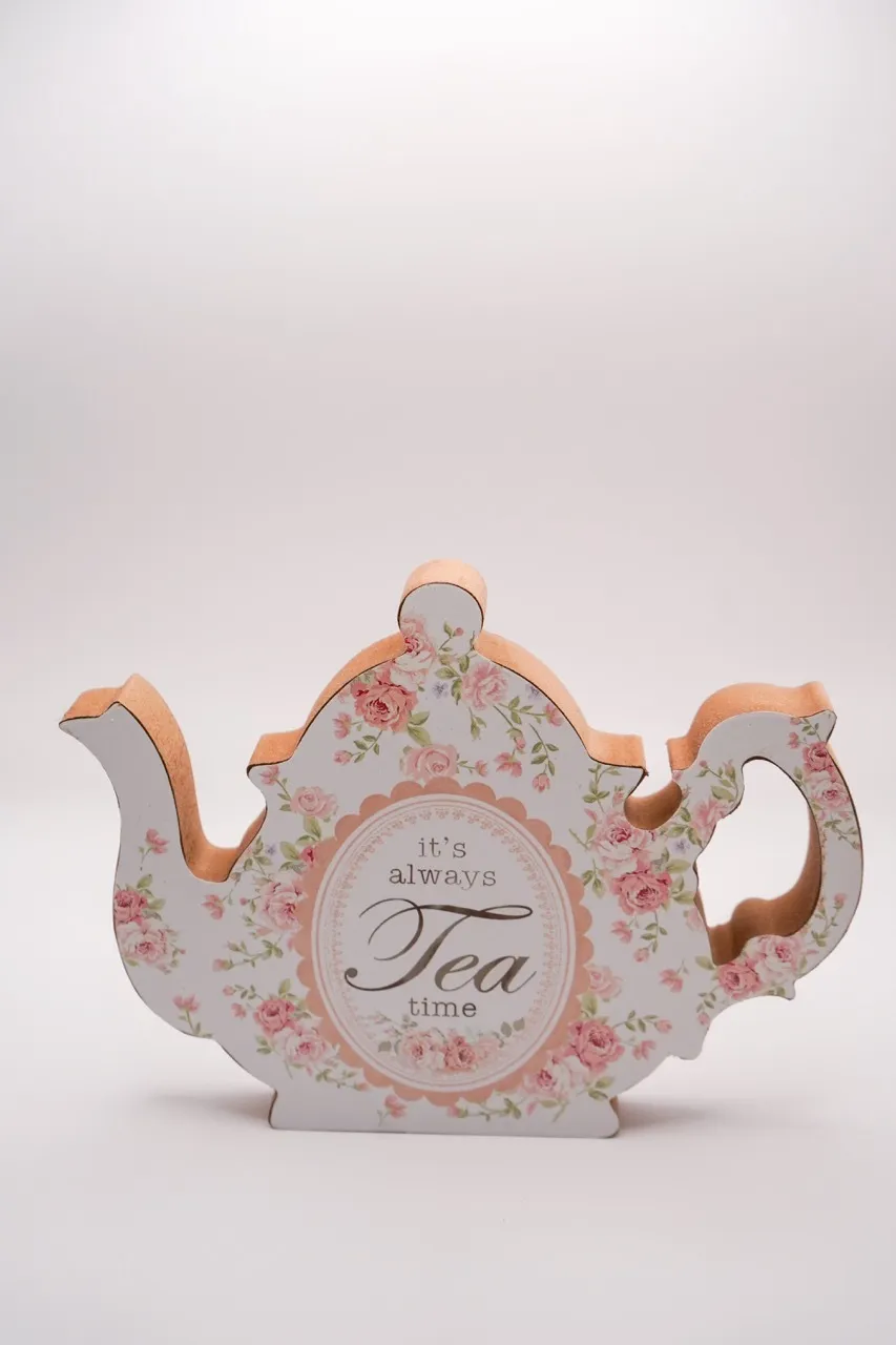 Wood Tea Sign/ Table Decor