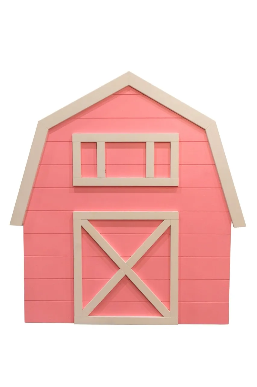 Pink Barn Wood Prop