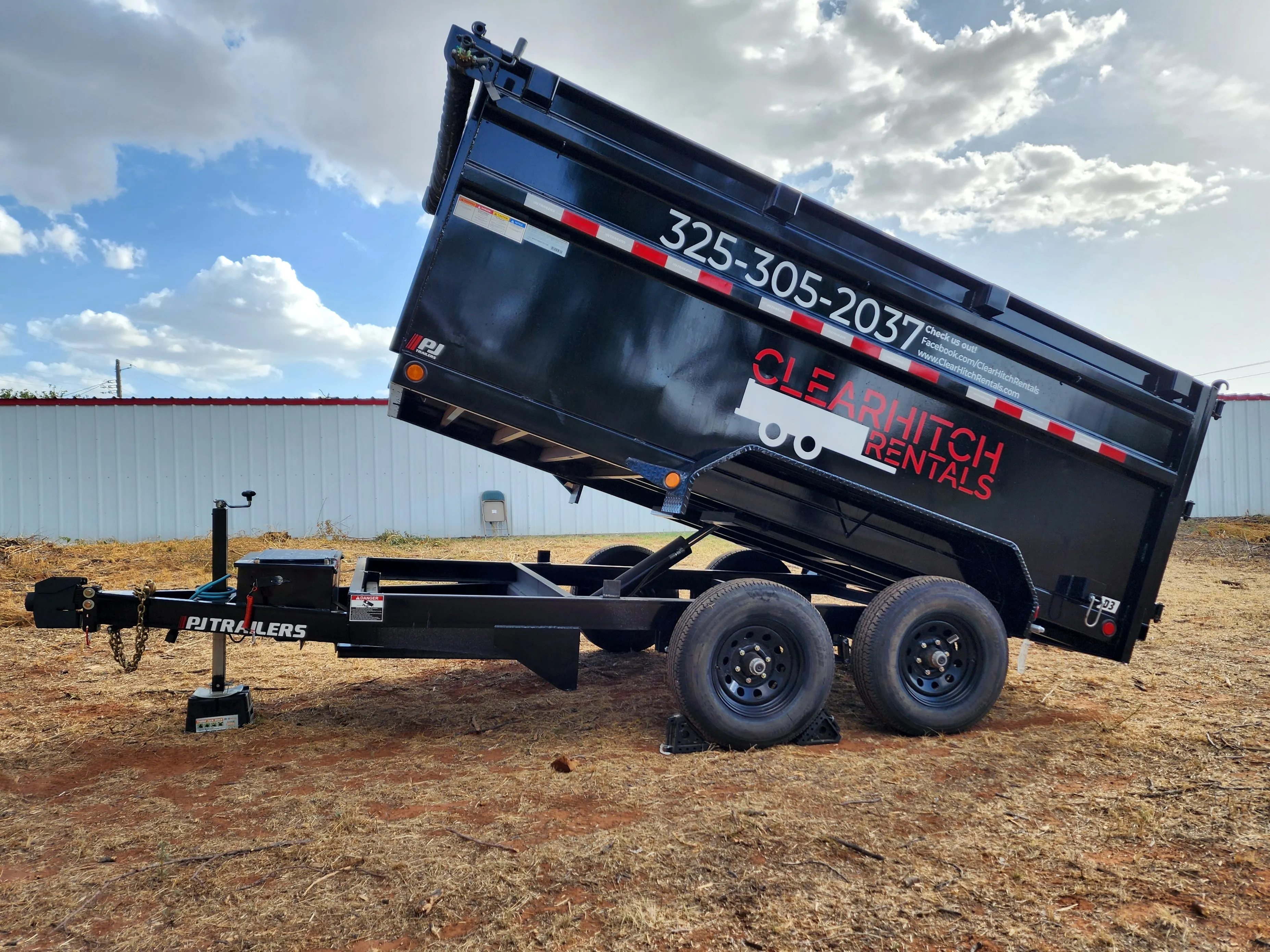 2024 PJ Trailer 12’ x 6’ x 4’ Dump Trailer