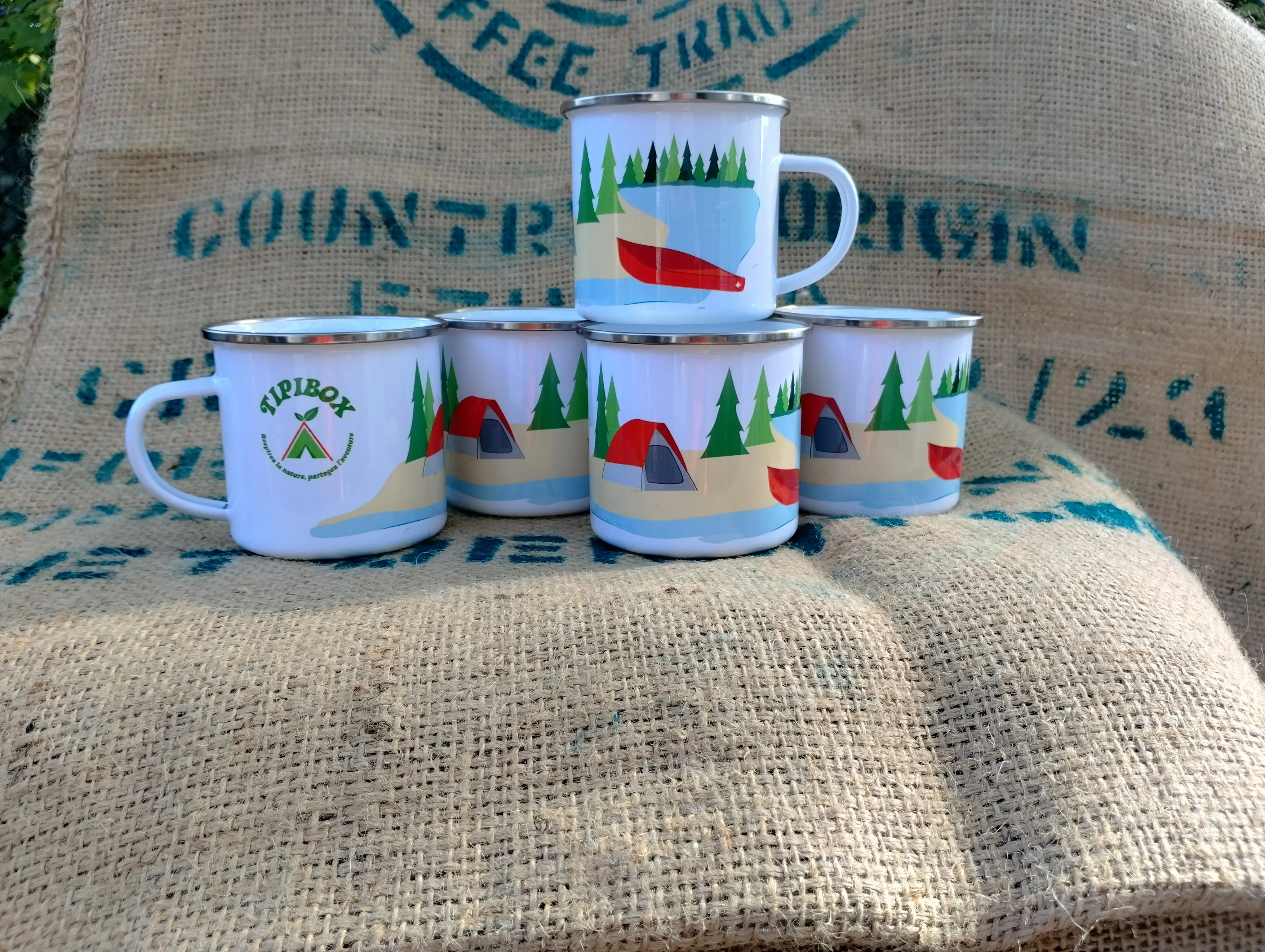 Tasse émaillée