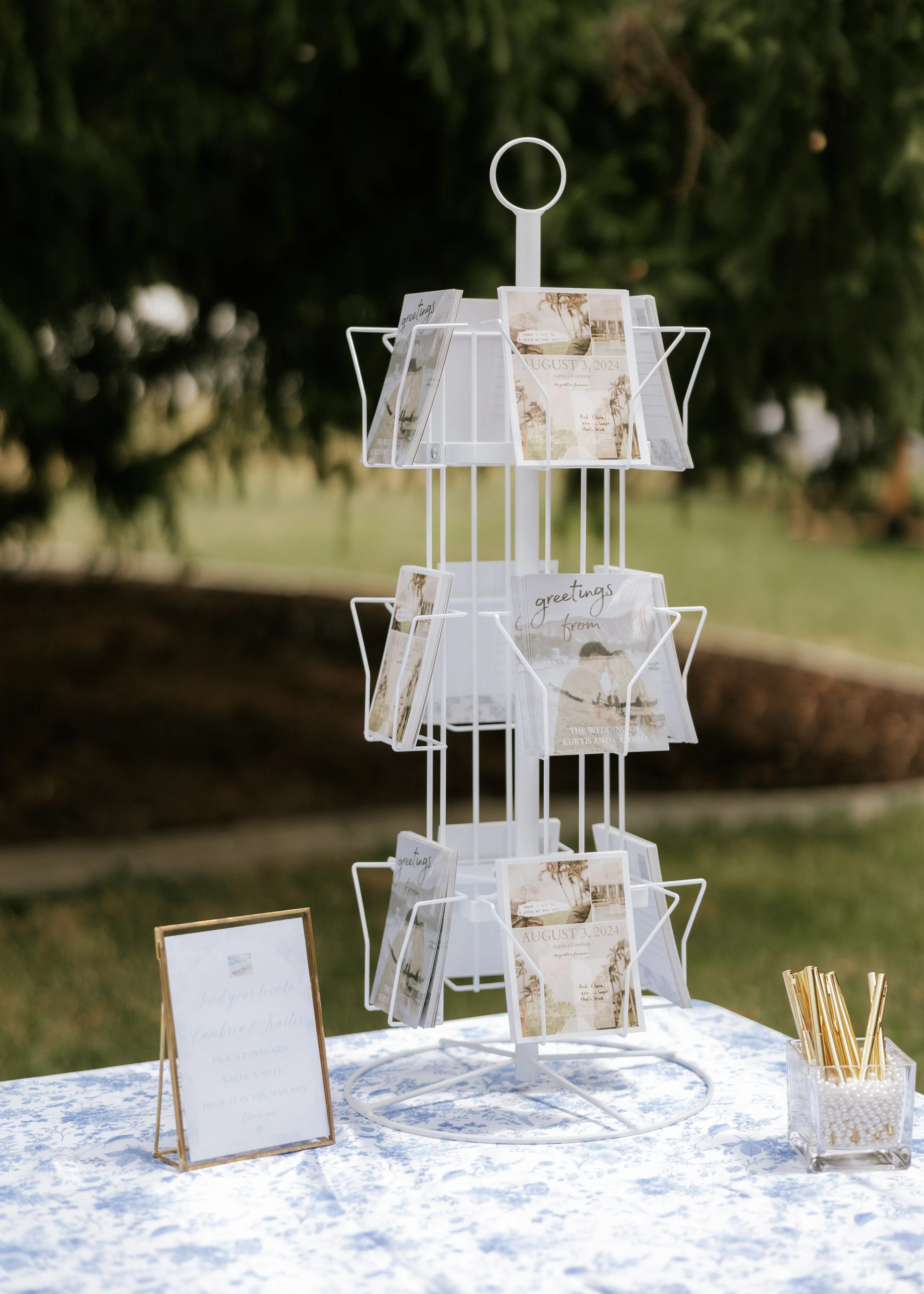 Postcard Guestbook Experience