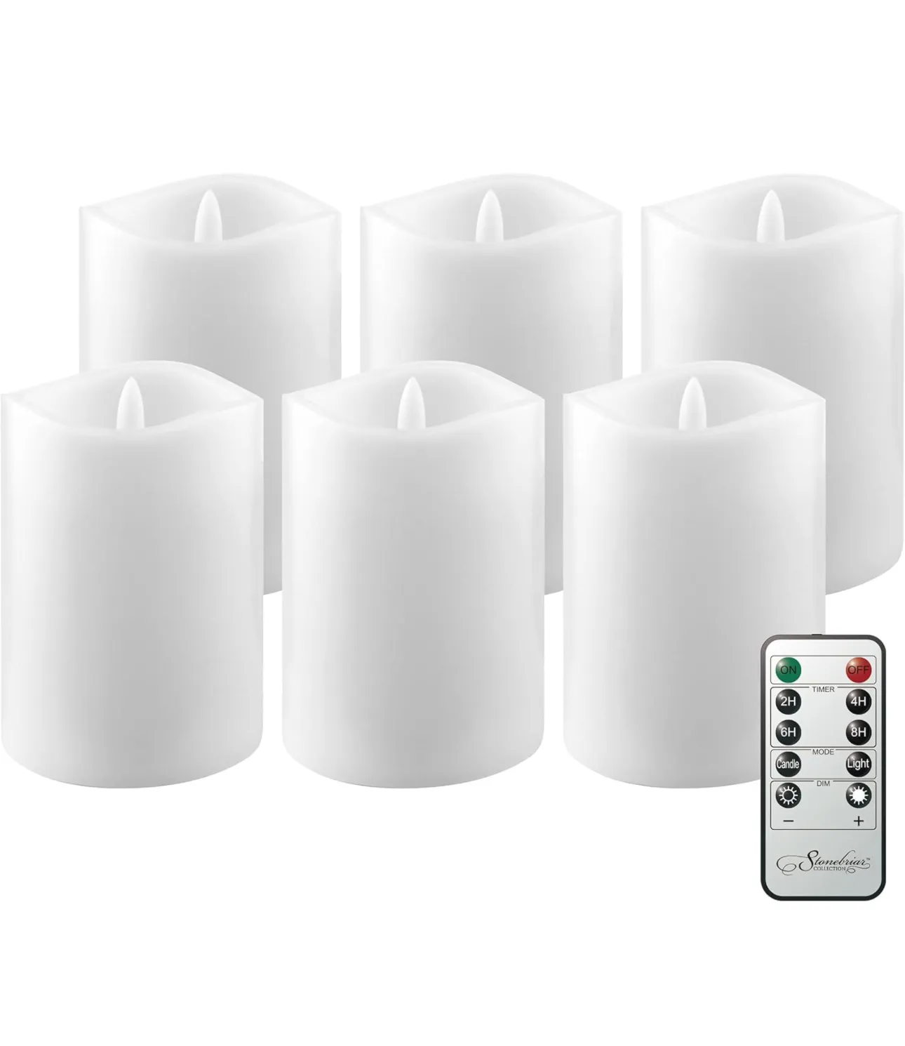 Flameless LED Pillar Candles