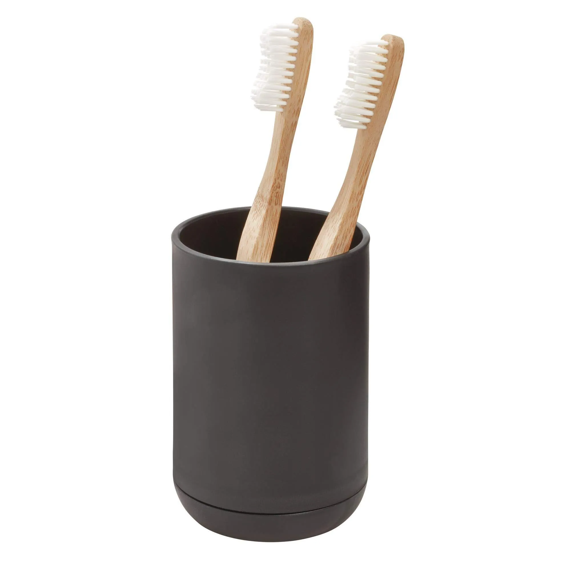 Black Toothbrush Holder Round Exquisite Interiors Co