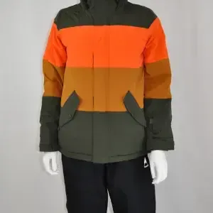 Boy's Burton Orange/Green Coat