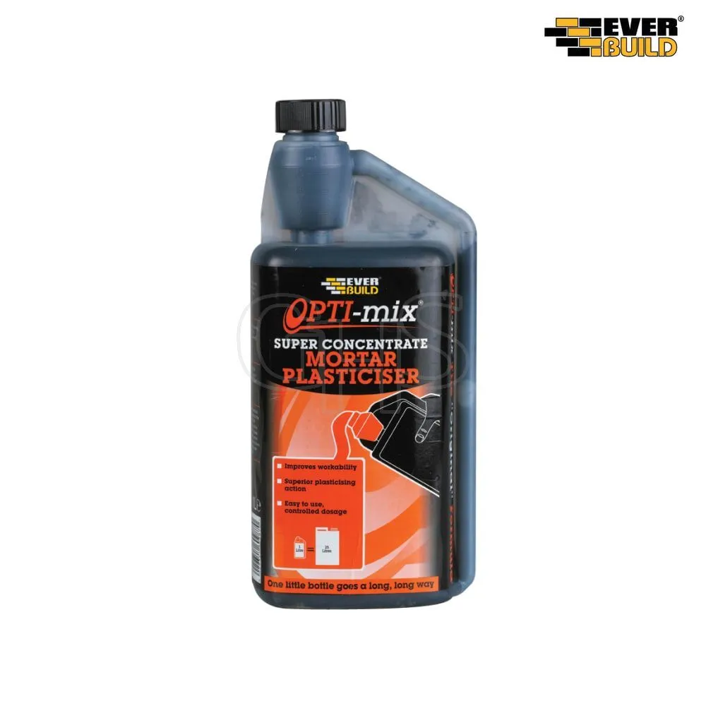  Concentrated mortar plasticiser 1L Everbuild 