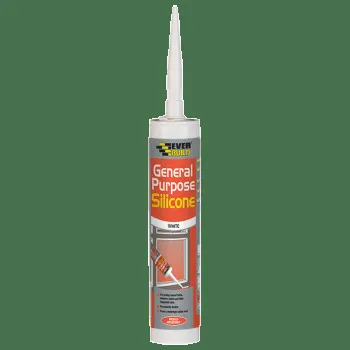  General purpose clear silicone 280ml Everbuild 
