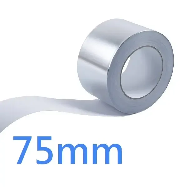  75mm Aluminium foil tape 45m 