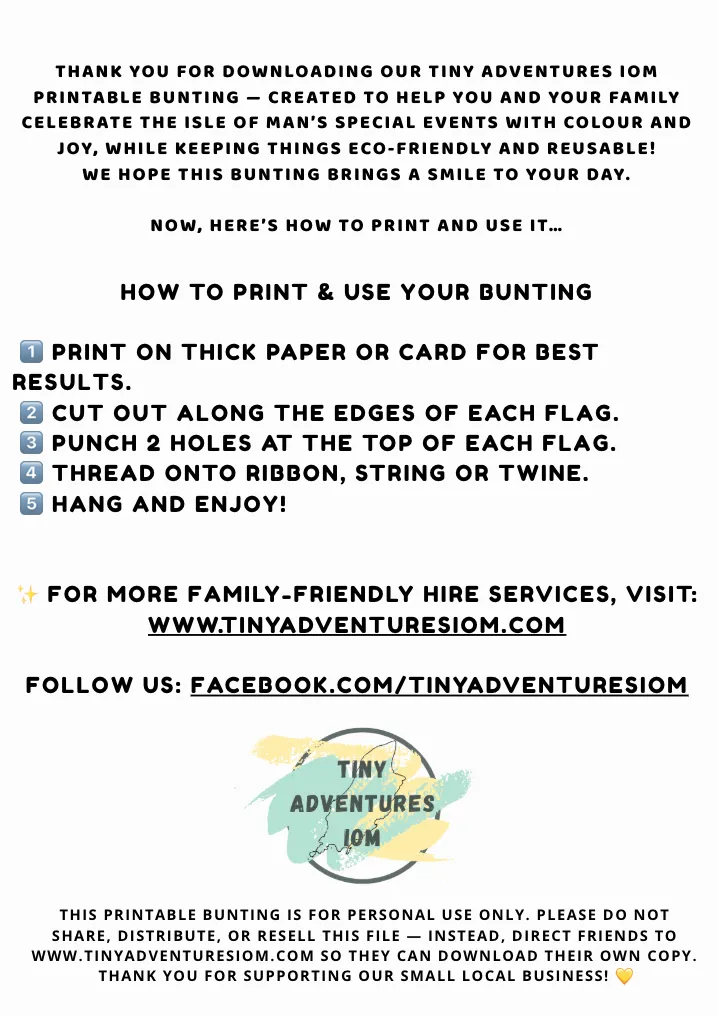 PRINTABLE BUNTING