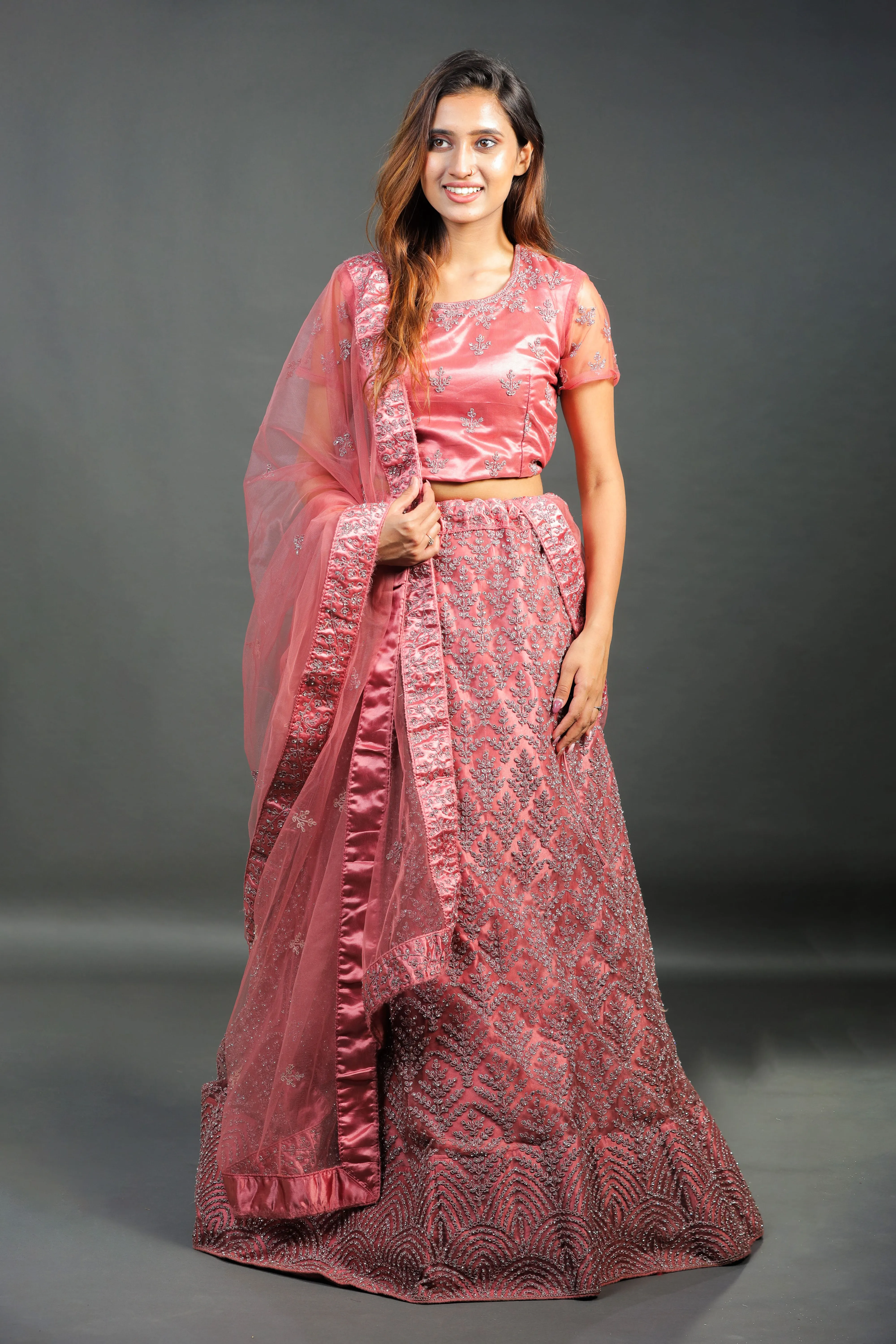 Pink Lehenga - L0005