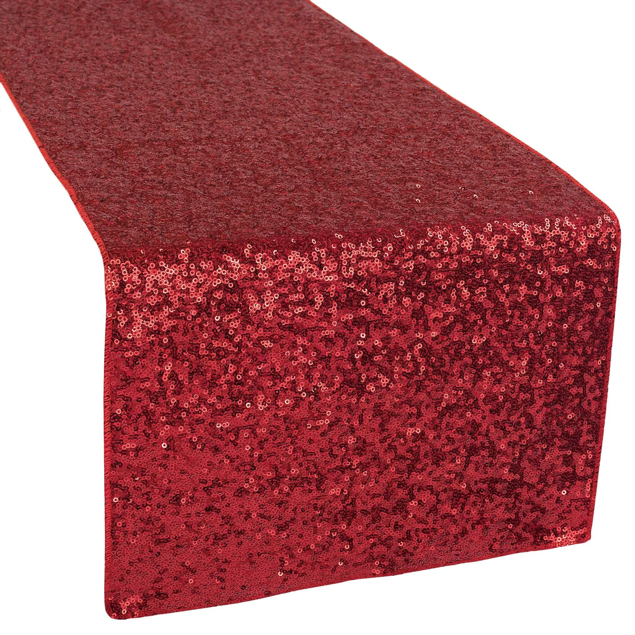 Apple Red Sequin Table Runners