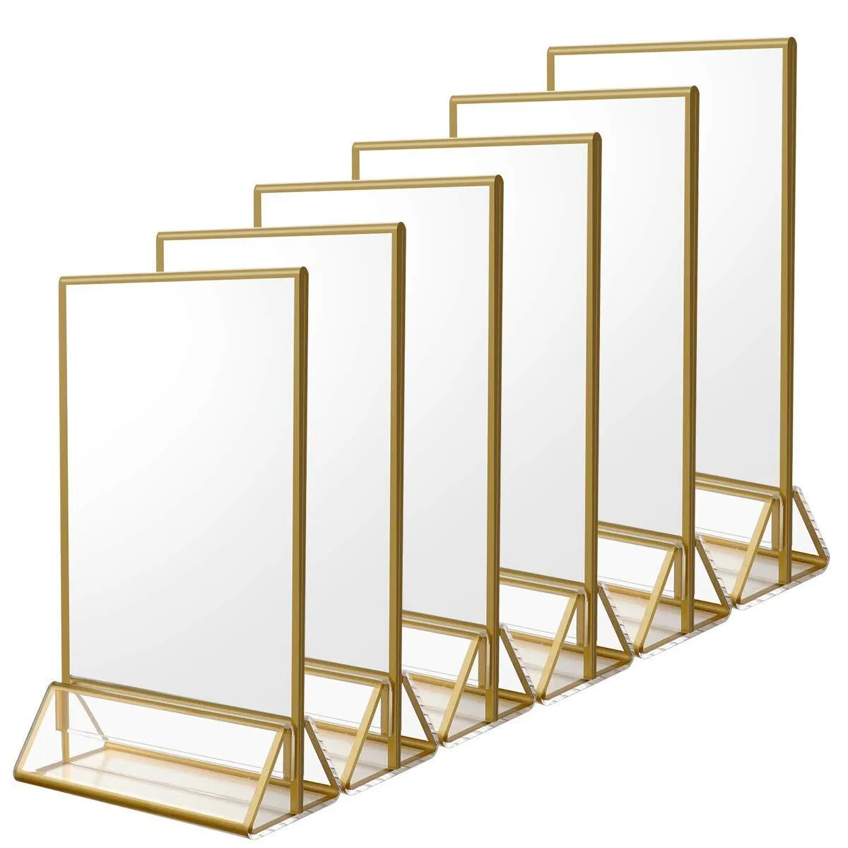 Gold Table Number Frames