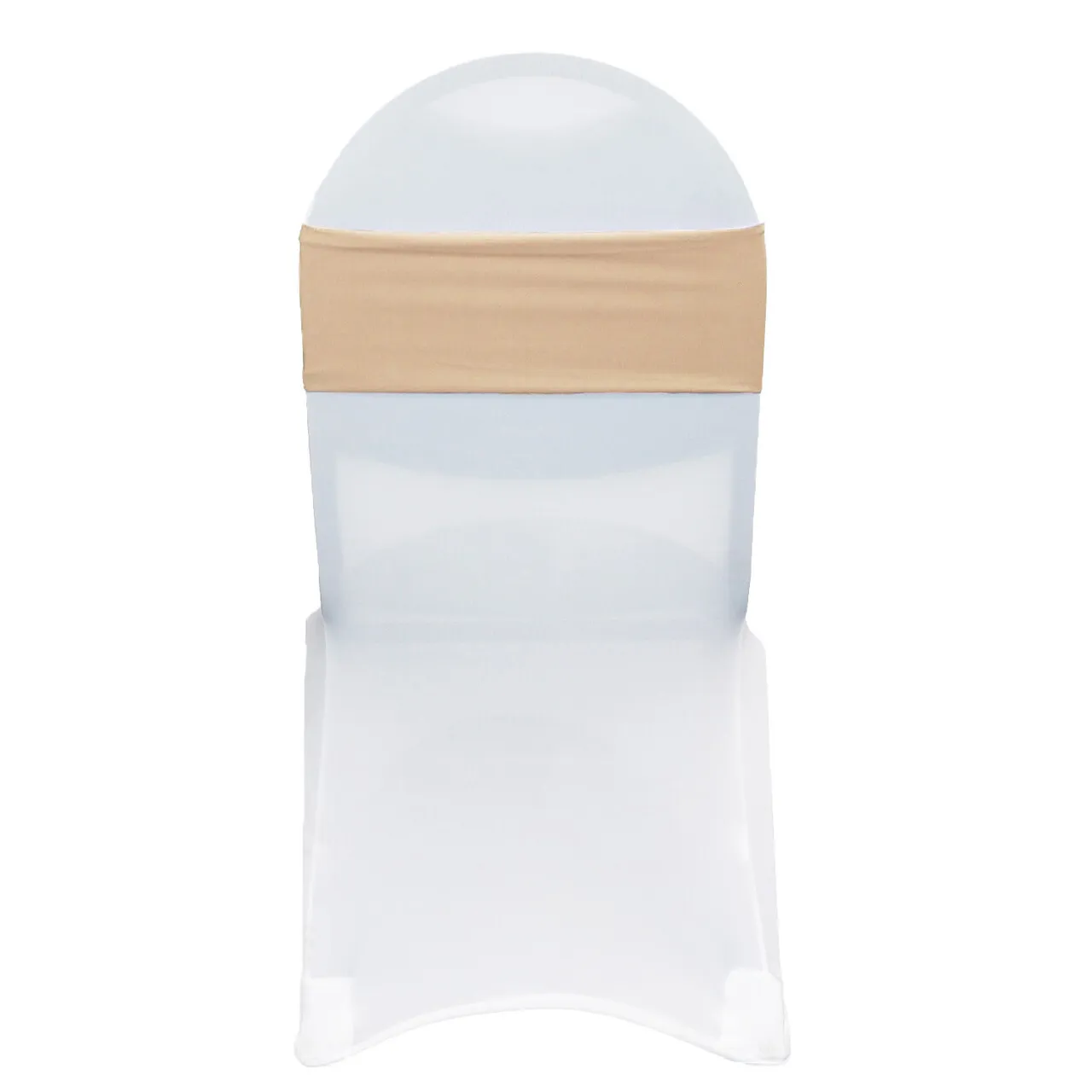 Peach Spandex Chair Bands