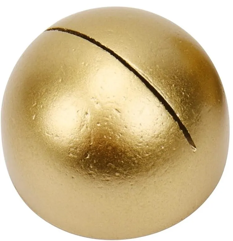 Round Gold Table Number Holder