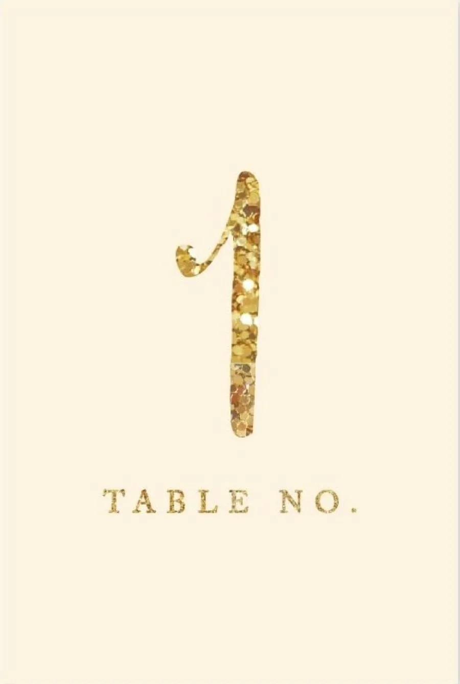 Table Numbers - Set 6