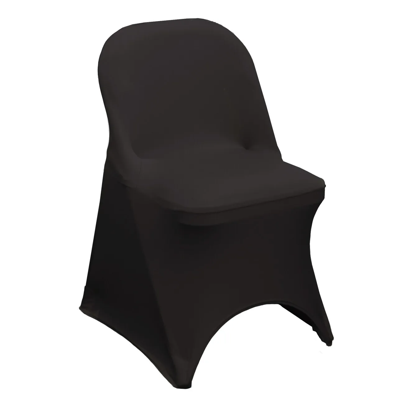 Black Spandex Folding Chair Covers