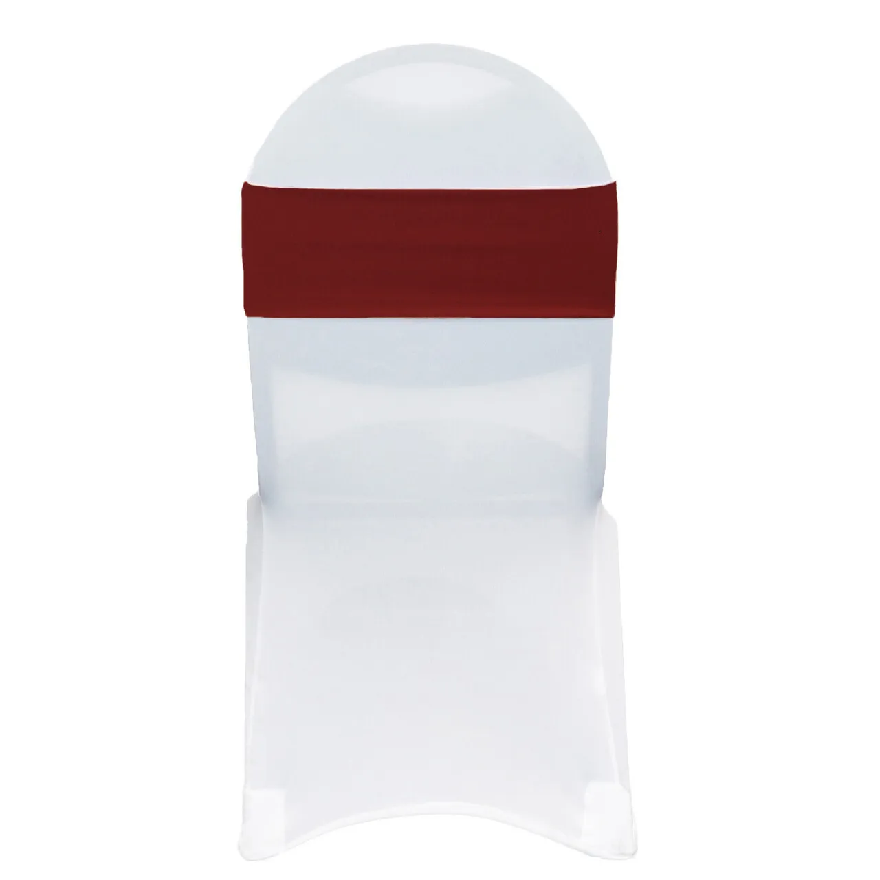 Burgundy Spandex Chair Band