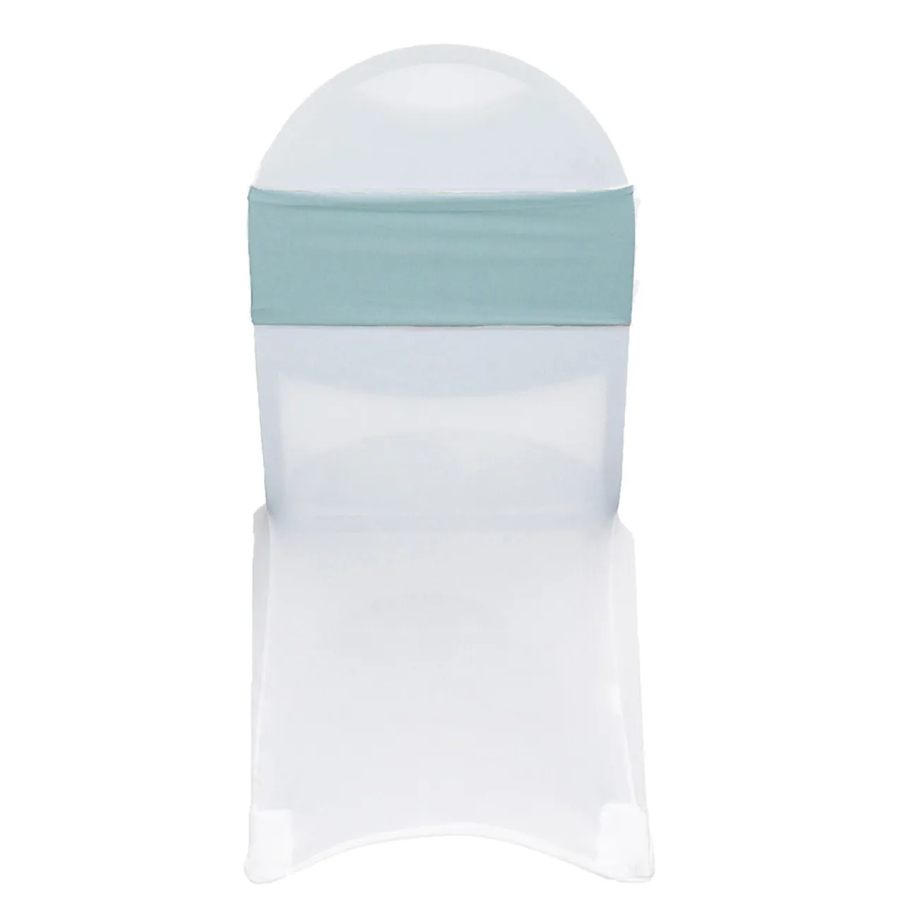 Dusty Blue Spandex Chair Bands