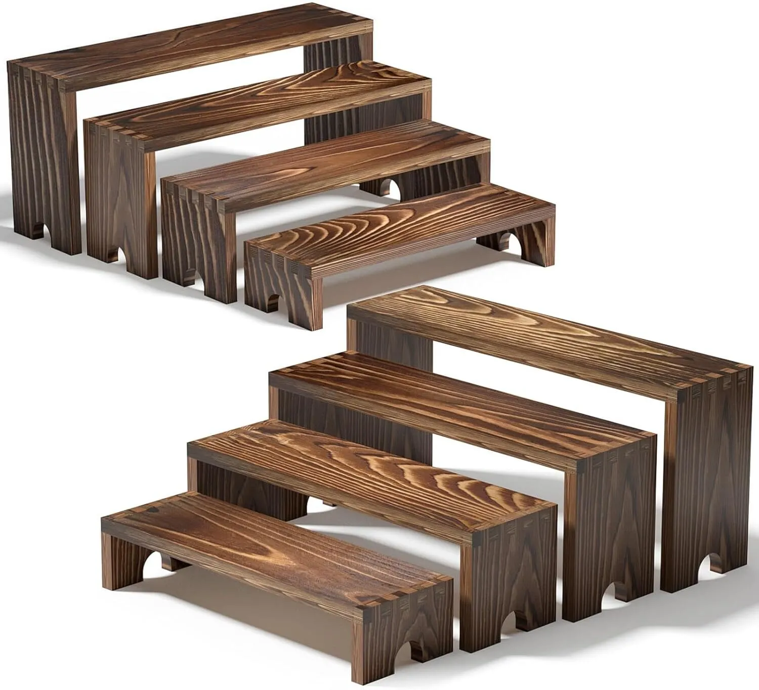 Wood Cupcake Rows