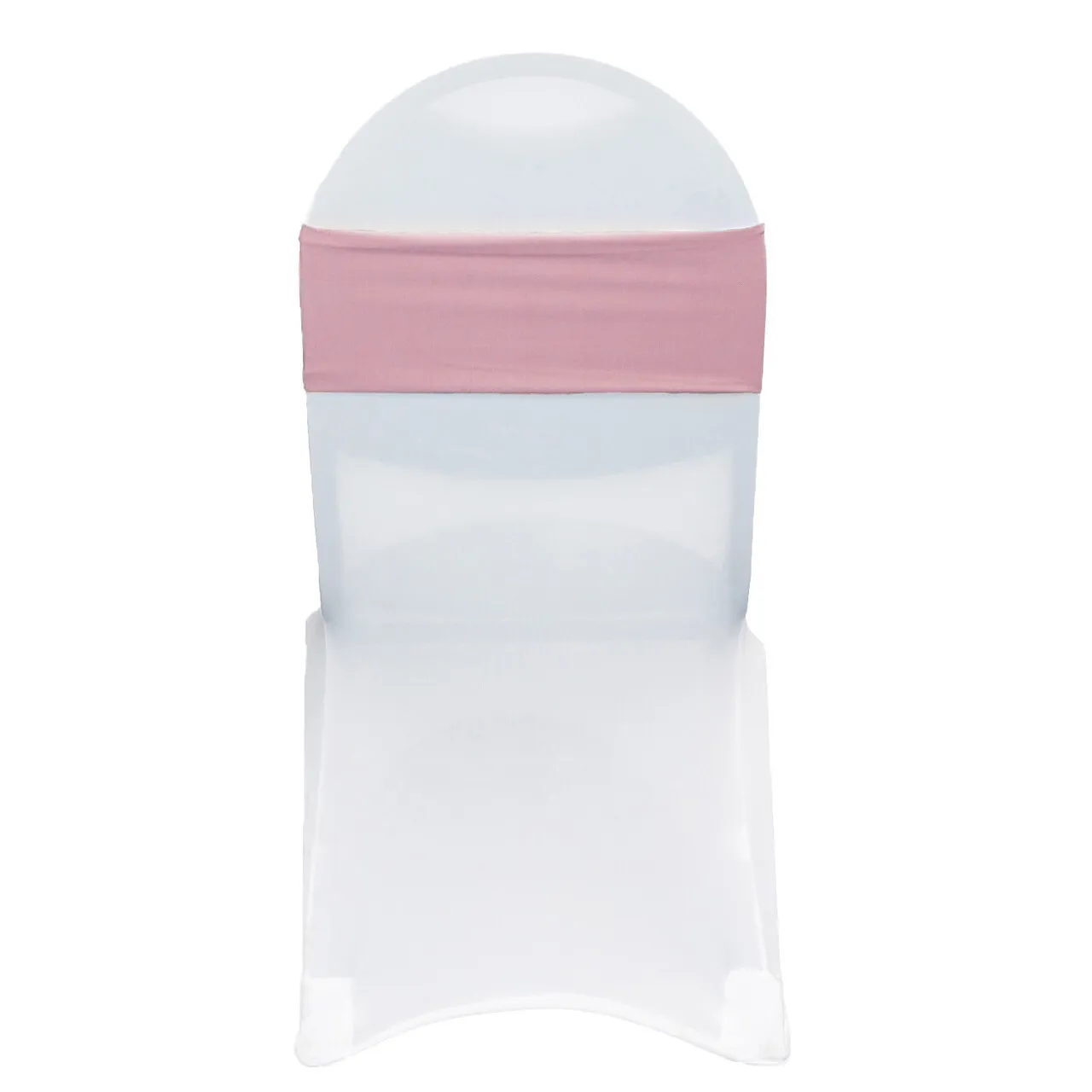 Dusty Rose Spandex Chair Bands
