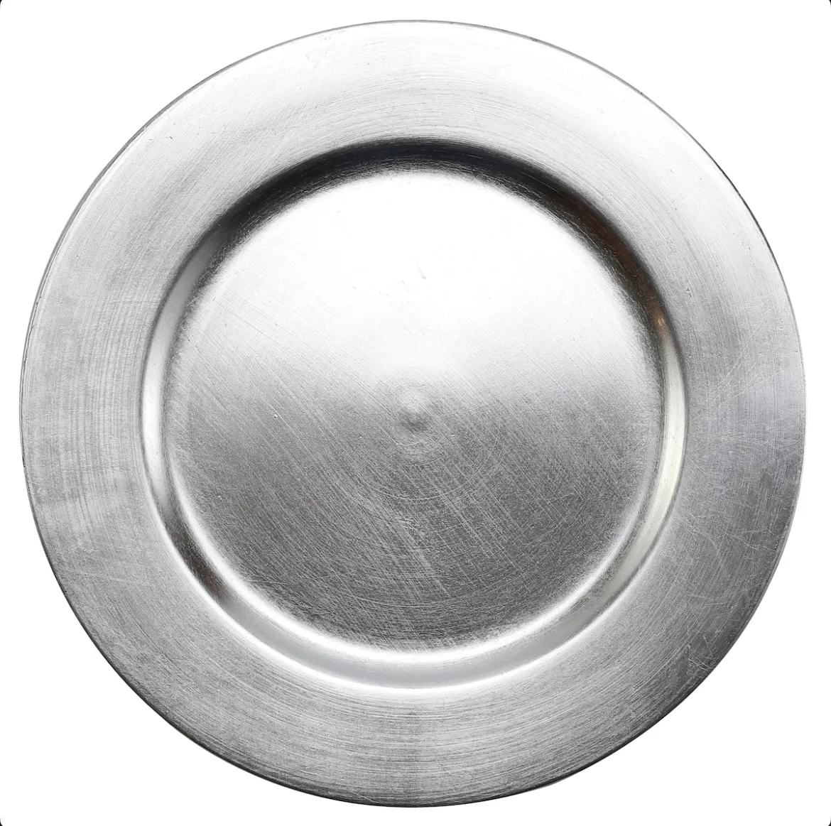 Shiny Silver Chargers