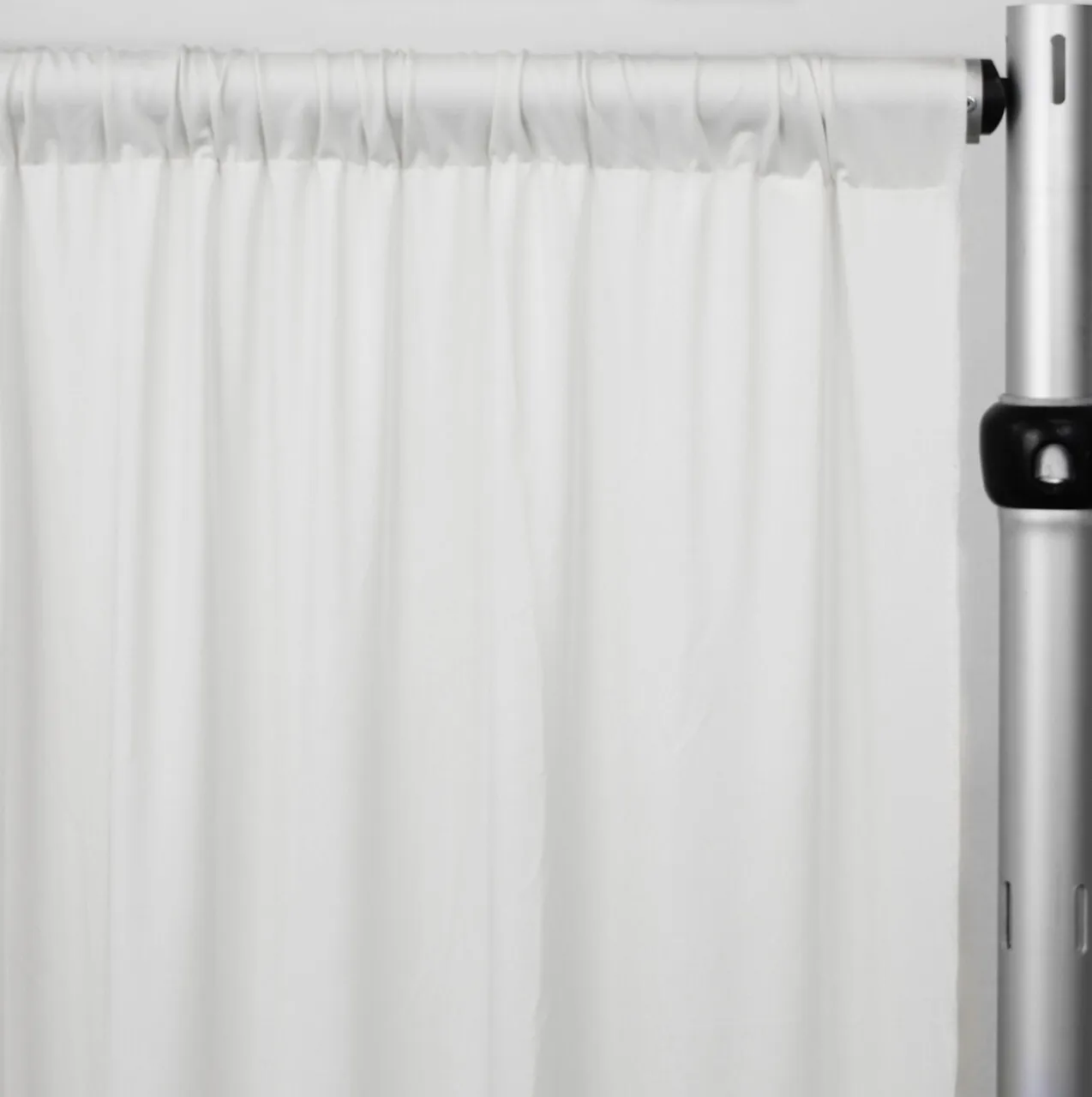 White Spandex Draping