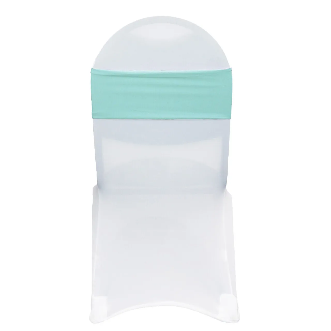 Tiffany Blue Spandex Chair Bands