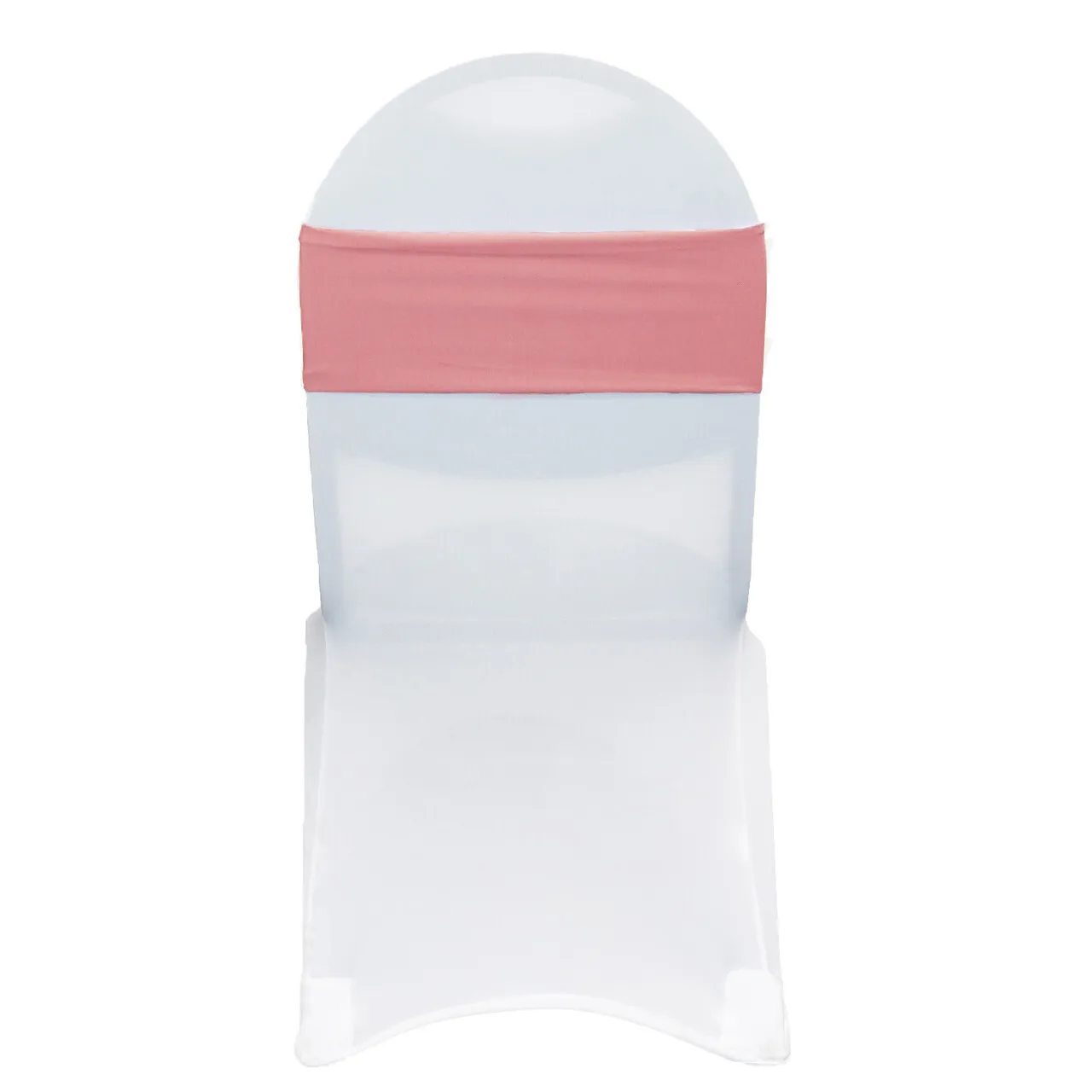 Coral Spandex Chair Bands