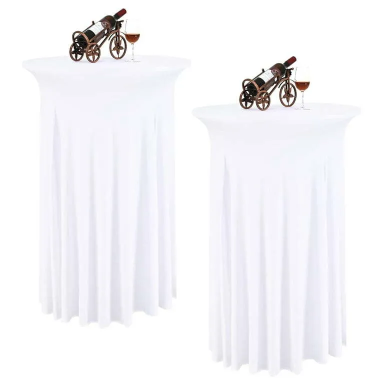 White fitted Cocktail cover
