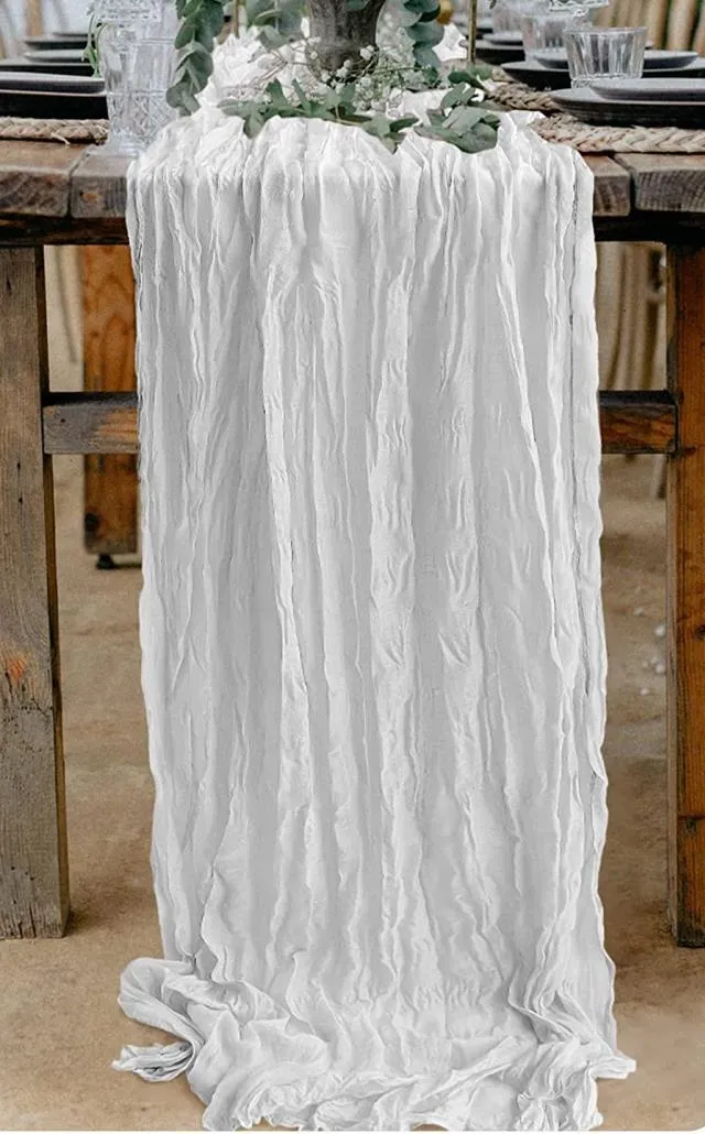 Gauze runner- white