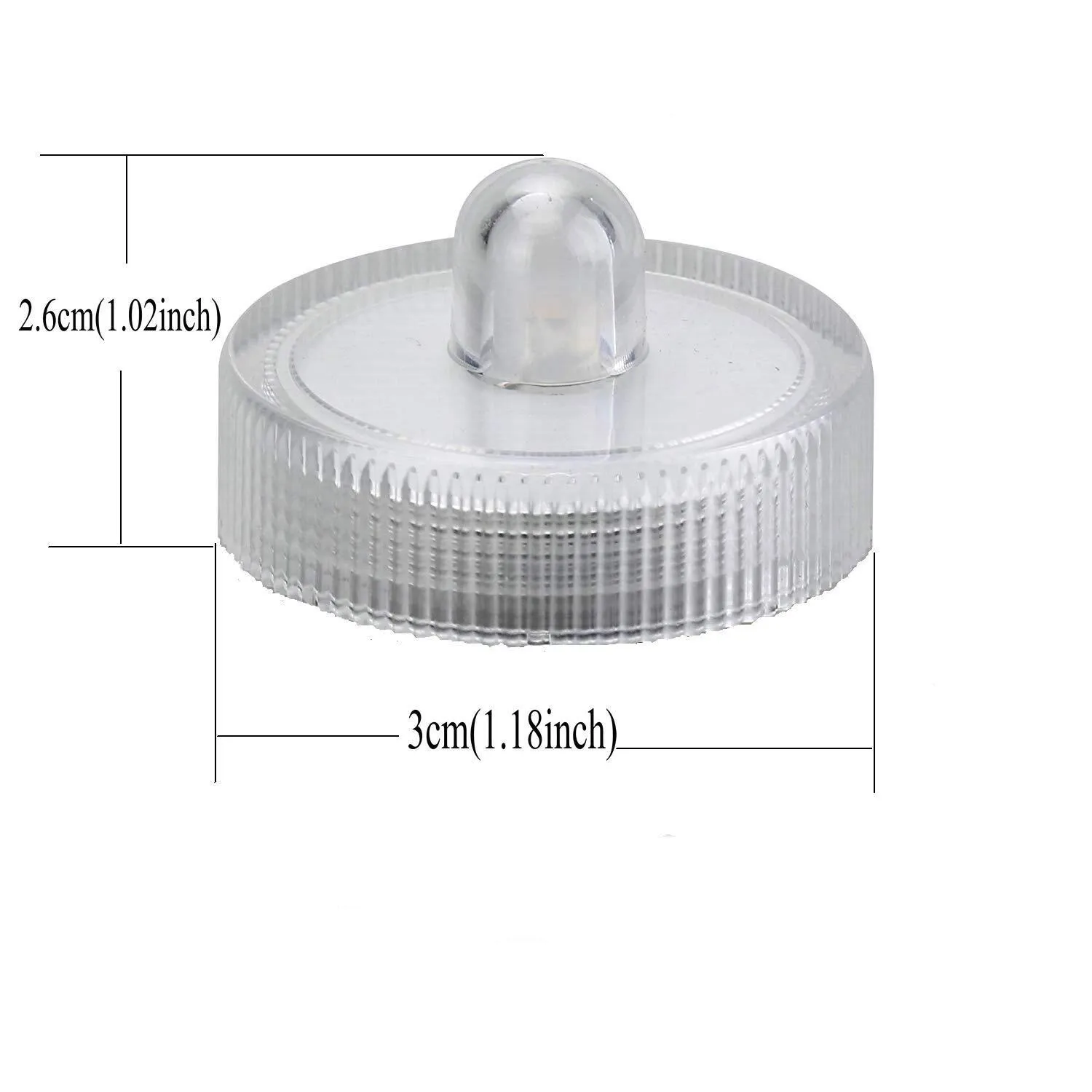 Flameless underwater tealight