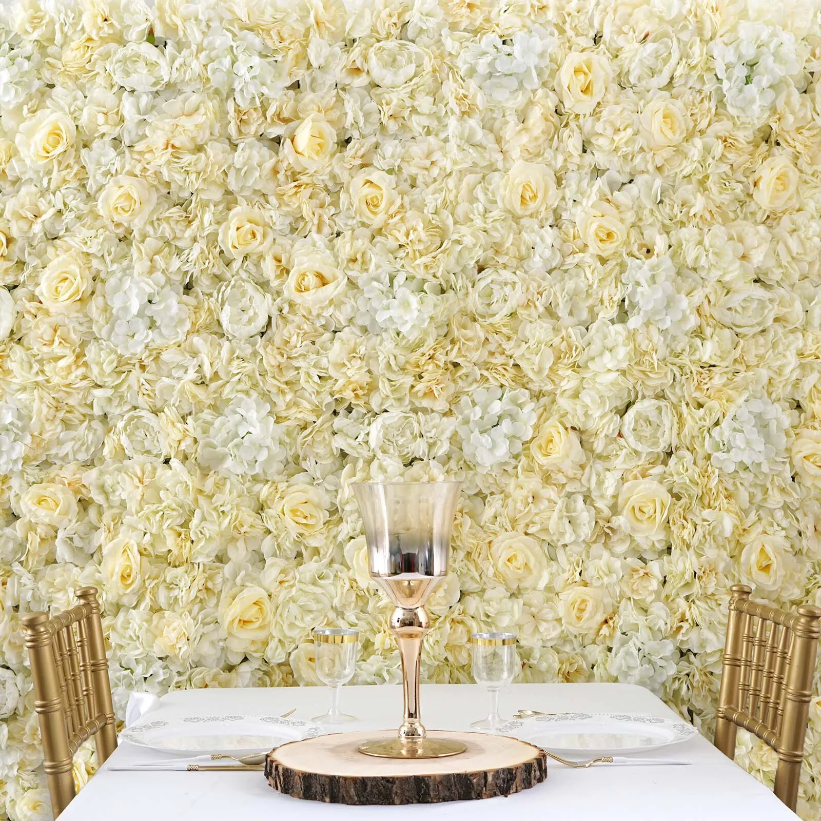Floral Backdrop- Creams Item #1605