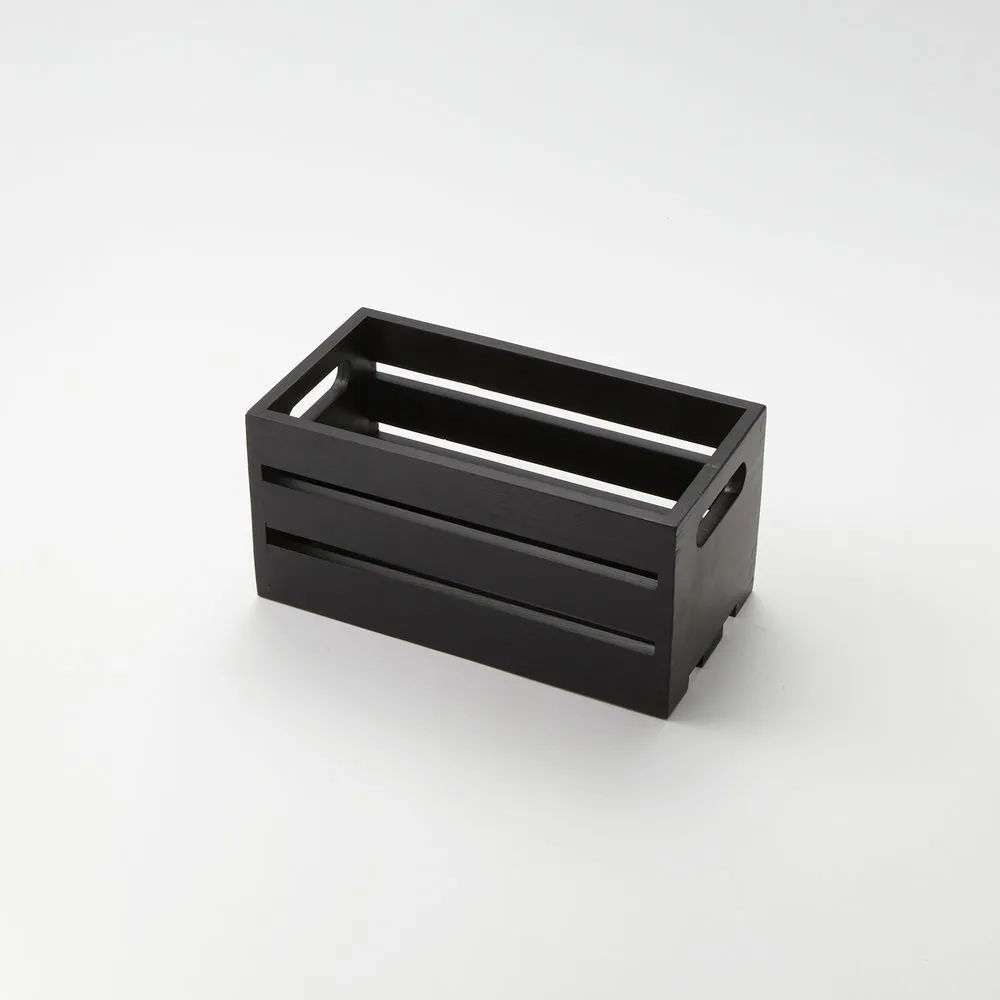 Wooden Crate- dark wood