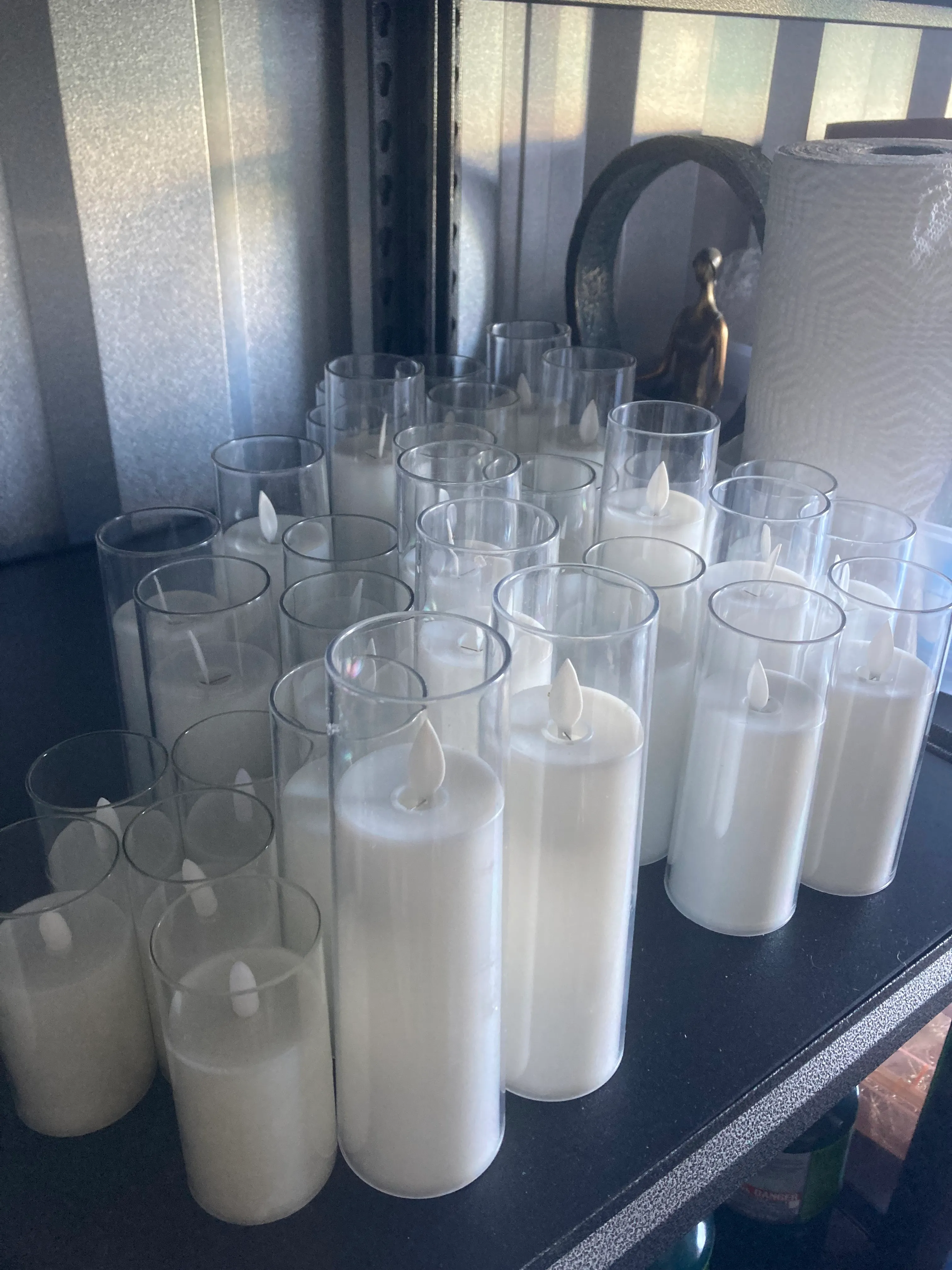 Flameless candles-acrylic