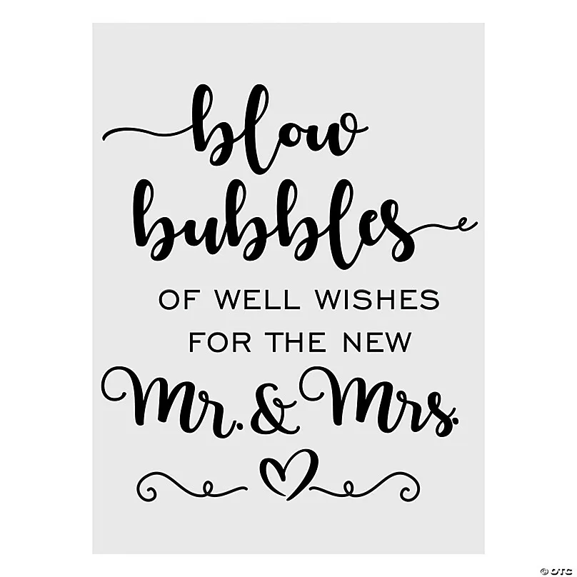 Bubbles Sign