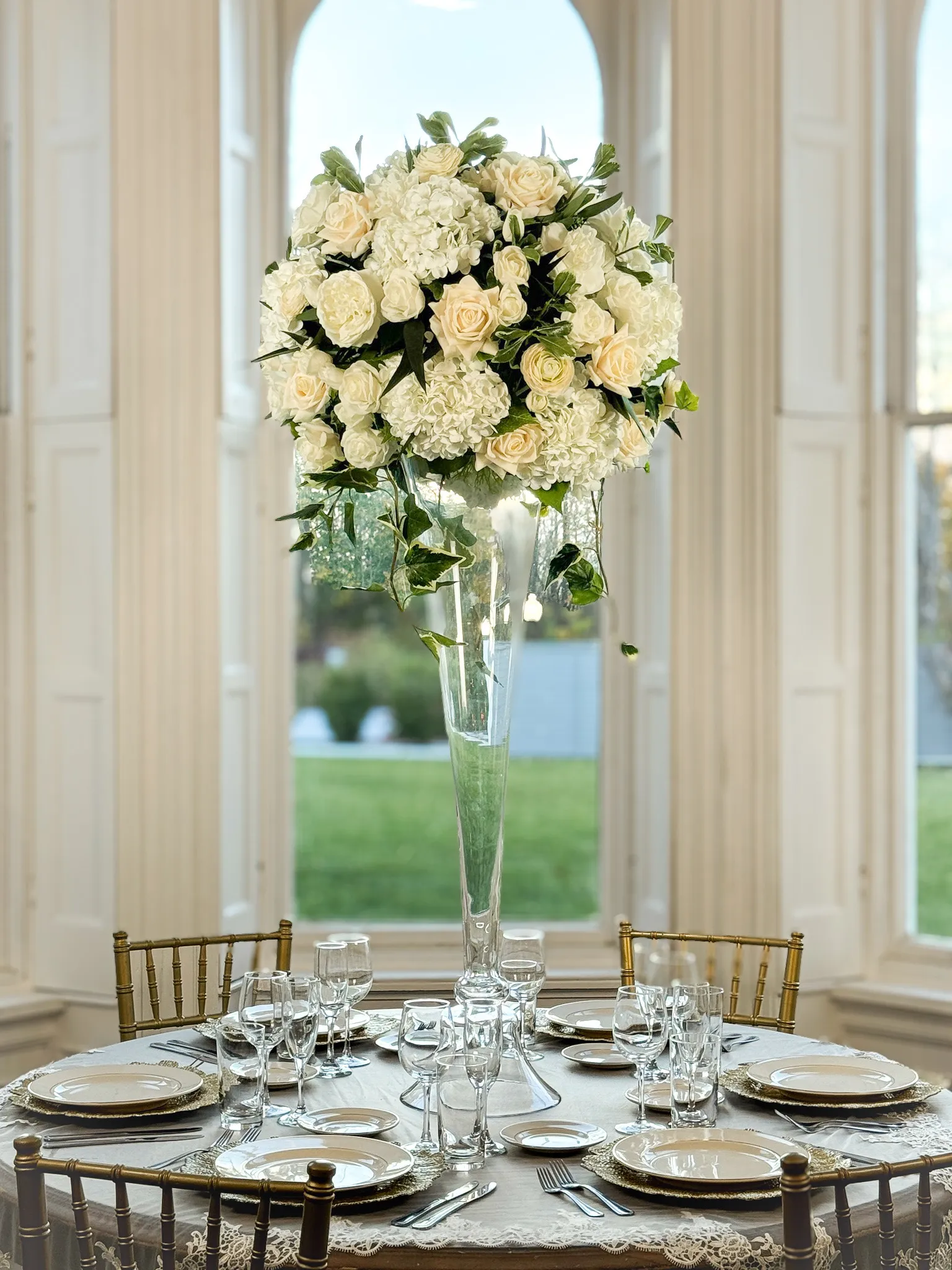 Elegant High Floral Centerpiece