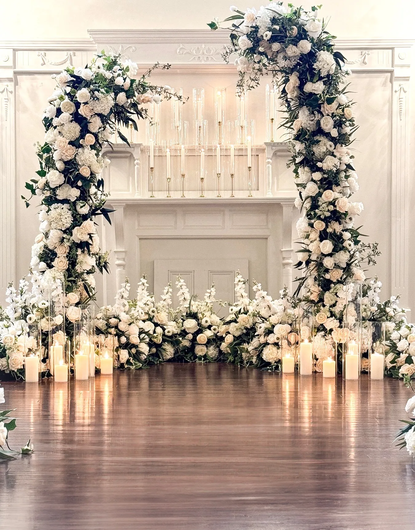 Freestanding Arch & Candles Wedding Package
