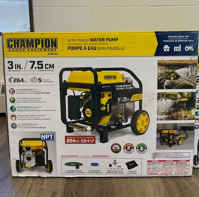 3" Gas Trash Pump