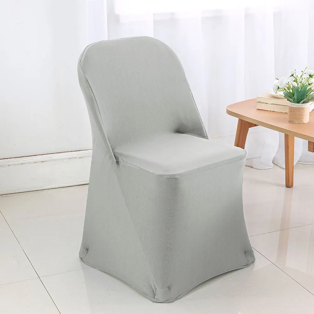 Housse chaise elast. blanc
