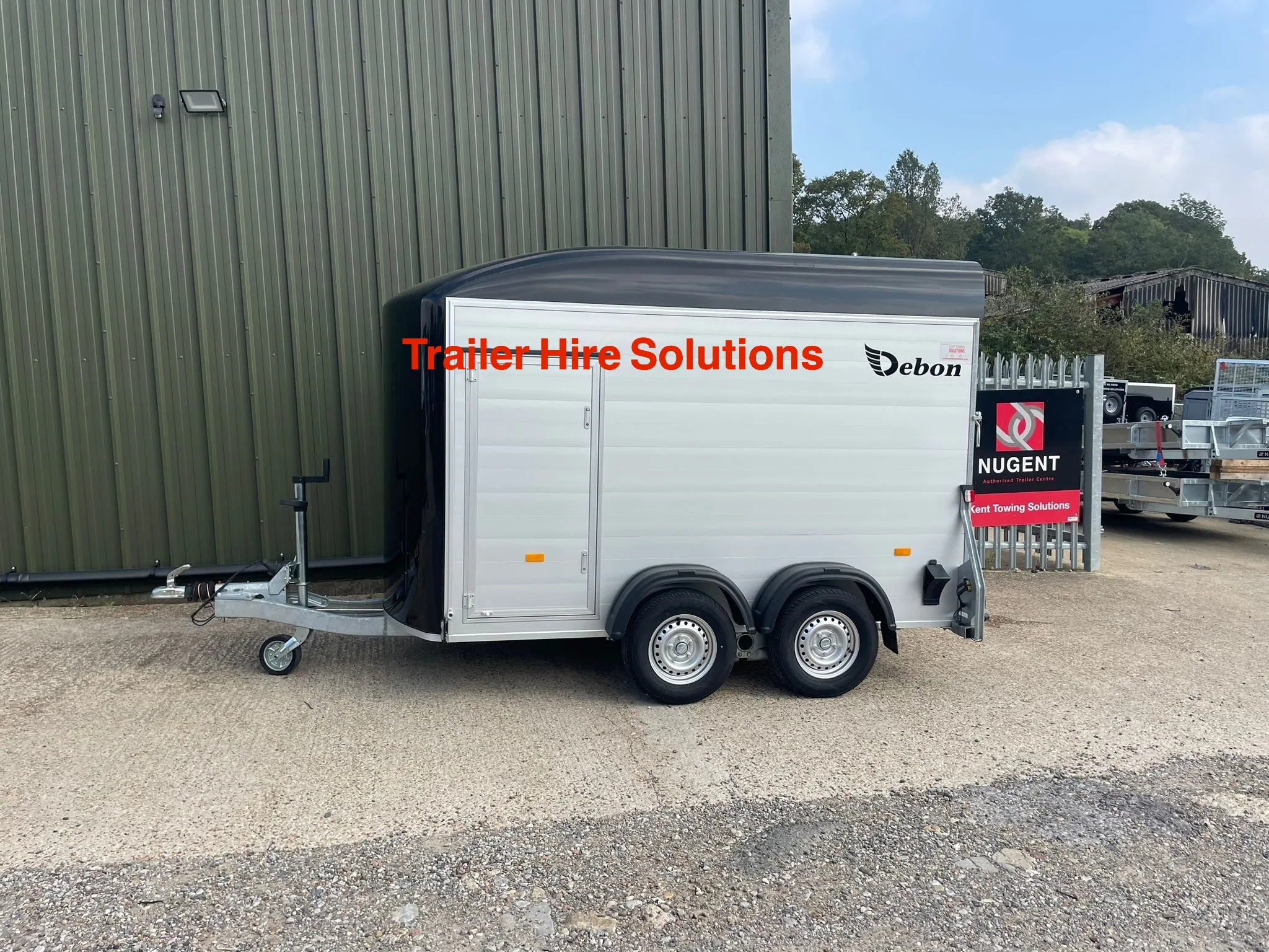 Debon C500 10ft Box Trailer with Ramp 