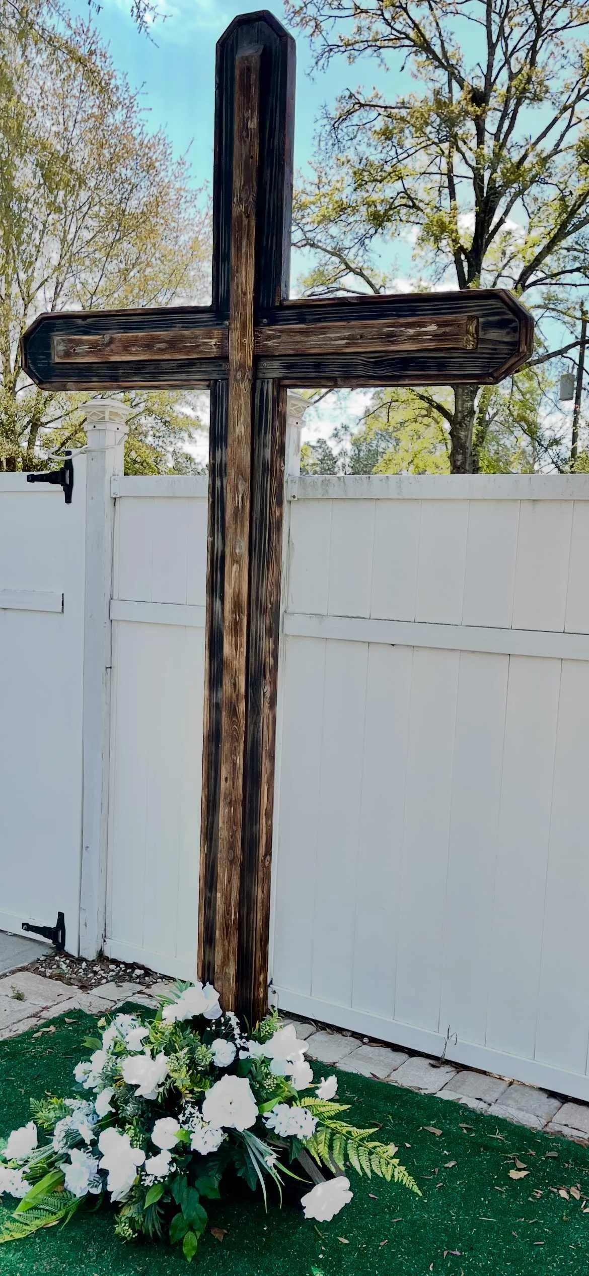 Beveled Wooden Cross