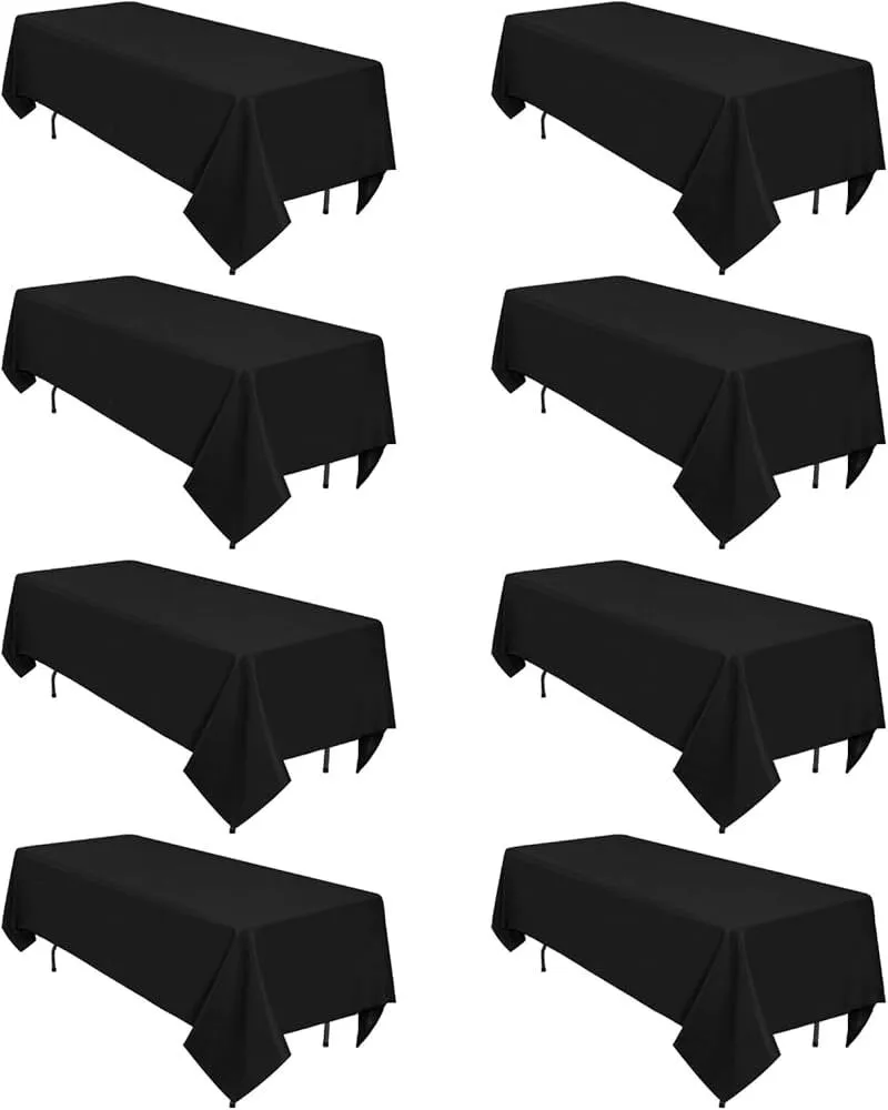 Rectangular Black Table Cloths 