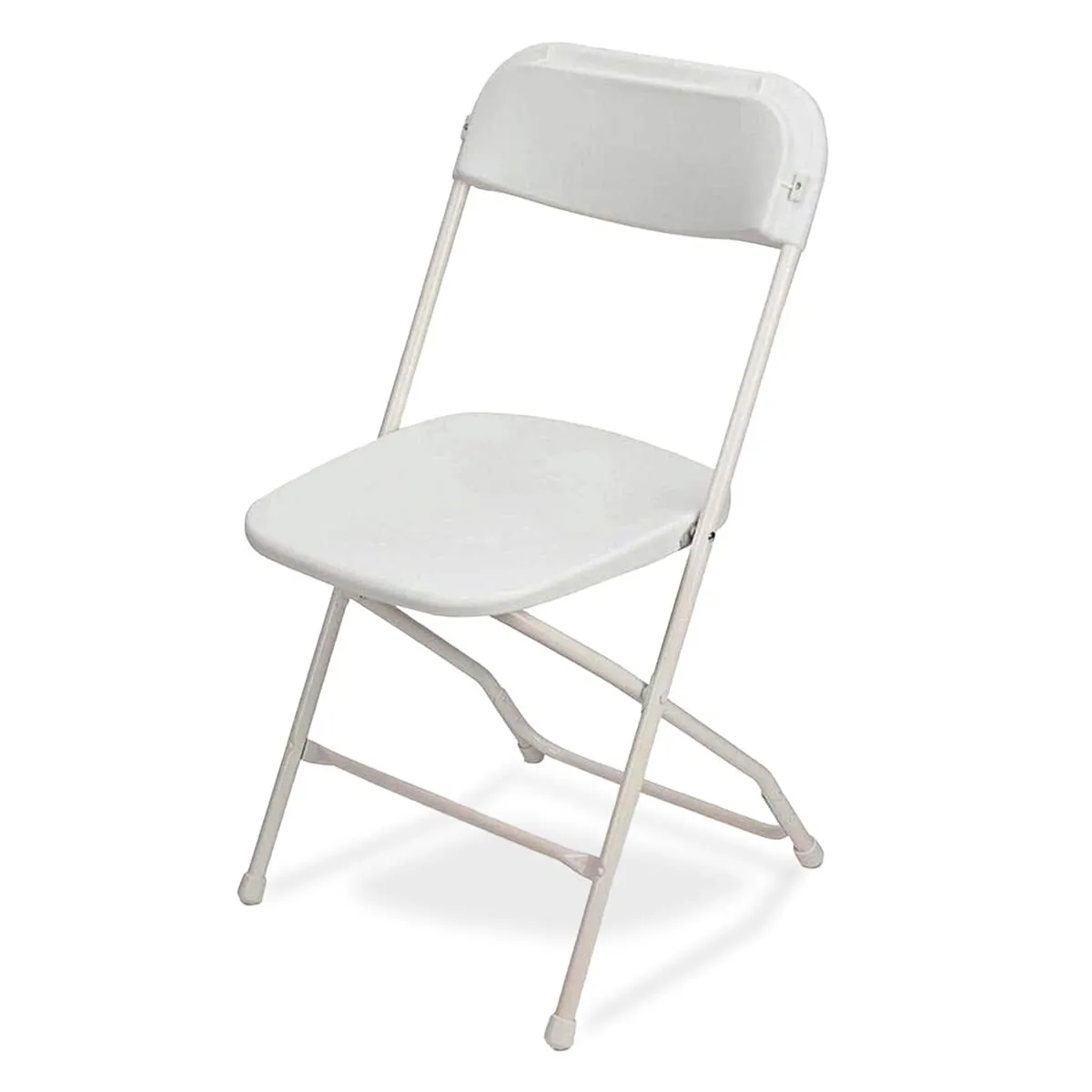 White Plastic Folding Chair