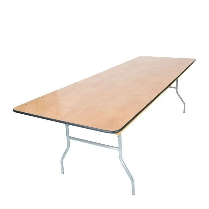 5ft Wood Banquet Table