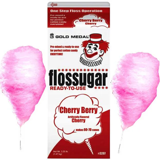Cotton Candy Supplies for up to 50 - Sugar Floss and Sticks