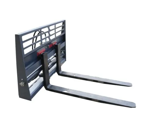 Skid Steer Hydraulic Pallet Forks.  4,500lb Lifting Capacity, 48"