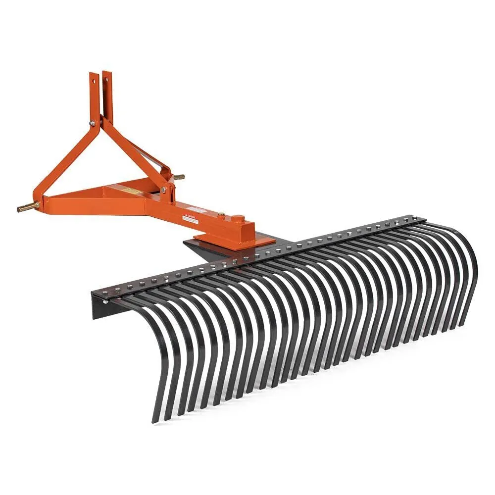 8 Foot Landscape Rake 3 PT Attachment