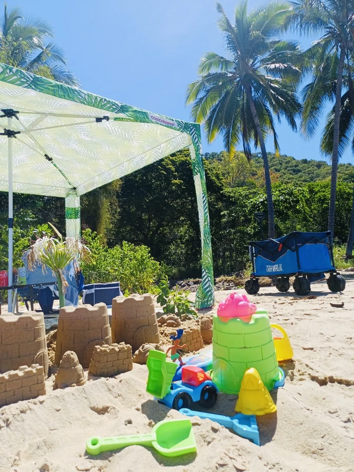 Sand Castle building kit and Wahu Surfer Dude