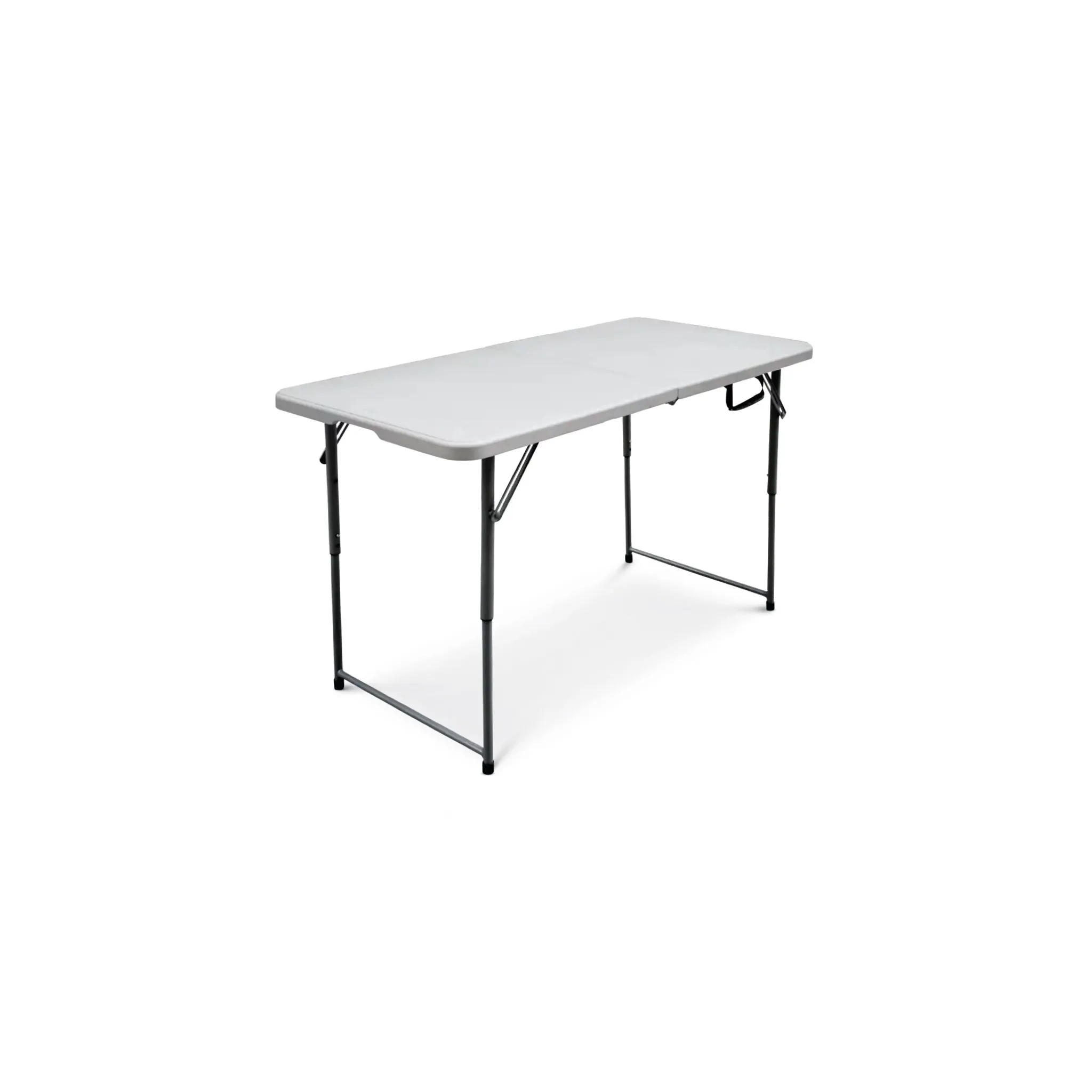 4ft Folding Table, White, Height Adjustable Table Chair Tent Party Rentals Mississauga