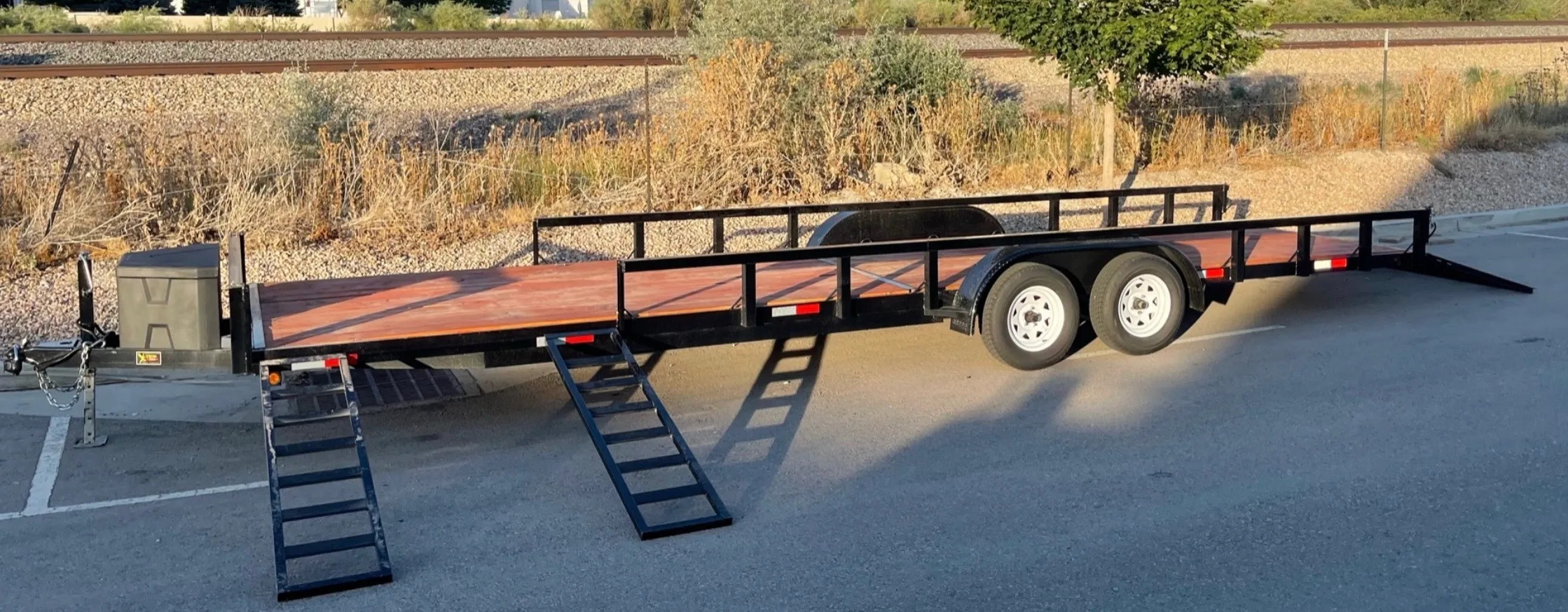 26' Dual Side by Side Hauler B&B Trailer Rentals