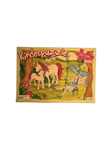 Kinderpuzzle 200 Einhörner und Feen